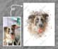draw a watercolor pet portrait from your photo