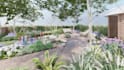 create garden or landscape 3d rendering