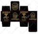 do luxury editable candle label design and box design