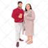 do custom portrait illustration personal couple or familly