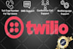 build twilio sms,bulk sms, voice calls, autoresponder