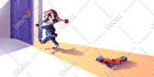 create children story book illustration, whimsical book art