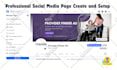create social media accounts, facebook business page setup