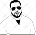 draw your photo to black and white vector