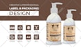 do amazing product packaging box or label design