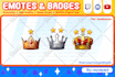 create custom twitch emotes, kick, youtube, discord emoji, and sub badges