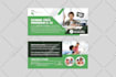 kids school education flyer or postcard design