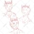 make sprites or an expression sheet for your character