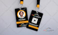 design modern id badge, name card, lanyard, id card