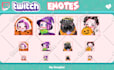 draw great twitch emotes and sub badges for you