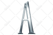 create a custom 3d chrome logo or metallic typography