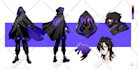 draw character sheet illustration