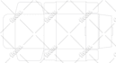 create custom box packaging dieline, cut lines template and diecut