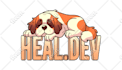 create high quality dogs, cats, pets cartoon logo