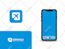 create a modern app logo or icon with splash screen design