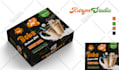 kraft box packaging design, amazon product packaging, cosmetic label, mailer box