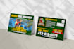 design direct mail eddm postcard, professional business flyer
