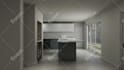 do home decorating plan with 3d model, render for bedroom, living room, kitchen