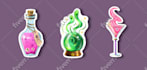 draw cute magic custom stickers, doodles, clip art, illustrations in my style
