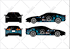 create professional racing car wrap design