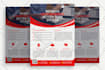design business flyer, real estate flyer and event flyer