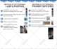 design food menu, restaurant menu, price list for any industry