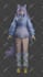 create retro 3d ps1 ps2 psx lowpoly characters, animation for games and vtubers