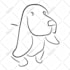 create minimalistic line art animal drawing