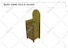 draw carpentry,furniture,DIY woodworking project plans with material and cutlist