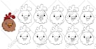 draw a character expressions sheet for you