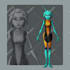 design character sheets for games and animation