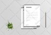 simple and nice looking letterhead word format within 4 hours