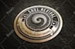design 3d circle stamp badge logo