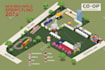 do isometric event map vector 3d festival maps illustrations