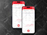 design modern mobile app UI UX mockup and figma prototype