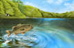 create illustration in semi surreal or airbrush style