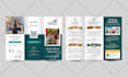 design a clean professional trifold or bifold brochure