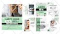 design editable instagram and facebook templates