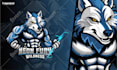 design a mascot logo for gaming and esports