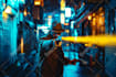 create cyberpunk style character art for any project with ai