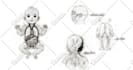 make beautiful realistic illustrations for you
