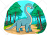 draw dinosaur or monster based your brief