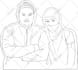 create portrait line art from your photo