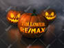 create an image of a pumpkin carved with your logo, business, or family name