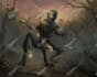 create dark art illustration or horror creature concept