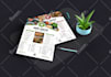 design amazing editable food menu restaurant bi fold, tri fold