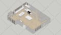 create 3d sketchup model for interior architecture building design