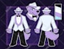 design a detailed furry reference sheet for your fursona