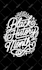 hand drawn monoline lettering,typography, with vintage retro
