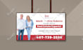design modern billboard, yard sign, signage, and signboard